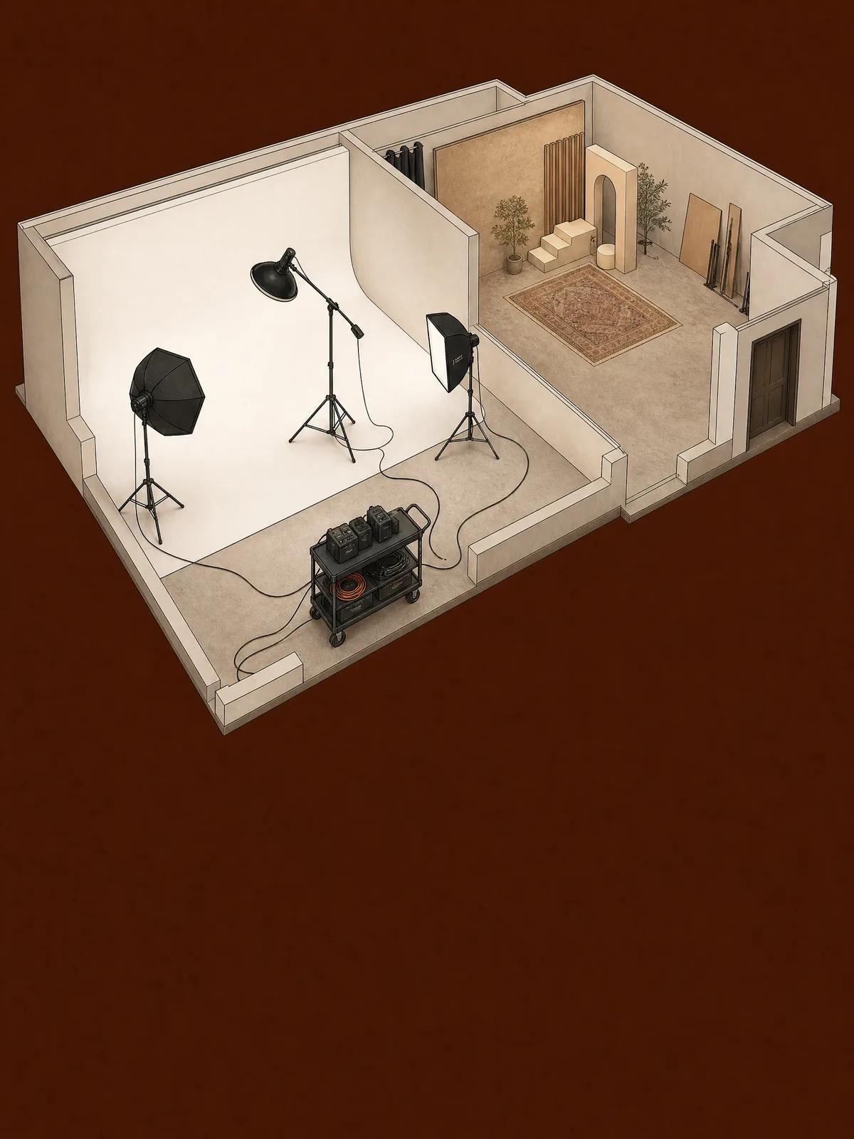 Illustration du studio L'Atelier Photo Studio