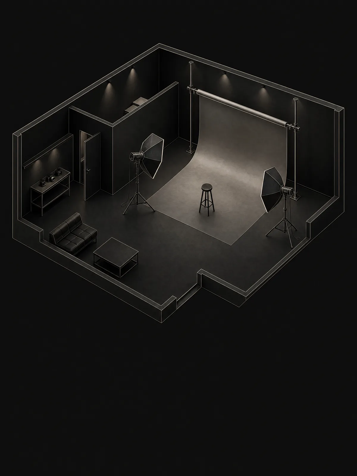 Illustration of the Studio Lenoir studio
